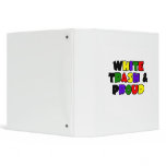 White Trash & Proud Vinyl Binder