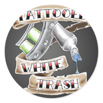 White Trash stickers by PointBlankInd White Trash stickers