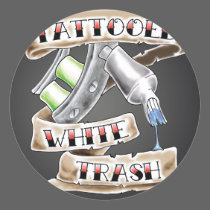 White Trash stickers