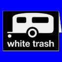 White Trash trailer icon - trailer park cards