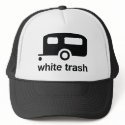 White Trash trailer icon - trailer park hats