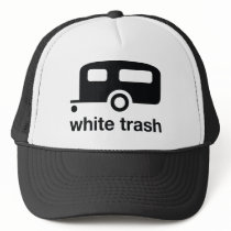 White Trash trailer icon - trailer park hats