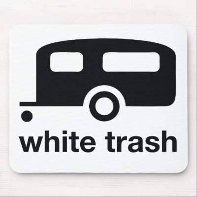 White Trash trailer icon - trailer park Mouse Pad by strk3