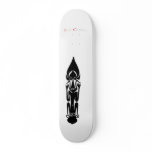 White Tribal Skateboard