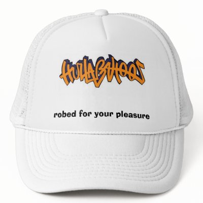 White Trucker Hat by hullabahoos