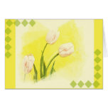 White Tulips Card