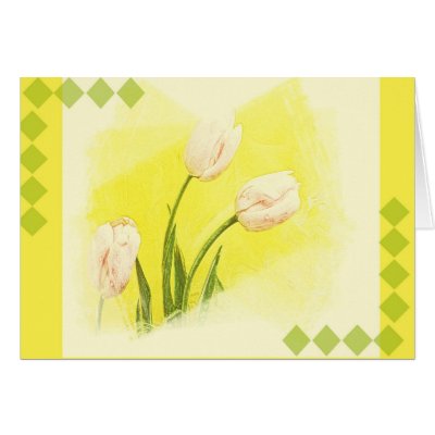 White Tulips Card by nextstopitaly