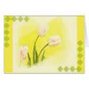 White Tulips Card