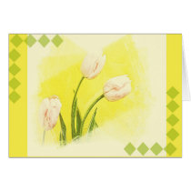 White Tulips Card by nextstopitaly White Tulips Card