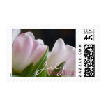 White Tulips • July Wedding Stamp