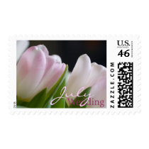 White Tulips • July Wedding Stamp