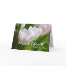 White Tulips • Save the Date Card