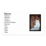 White Turkish Angora Business Card