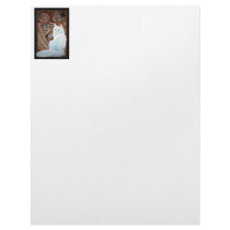 White Turkish Angora Letterhead Design