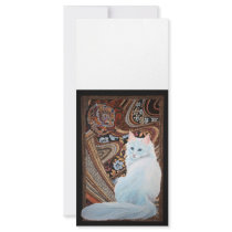 White Turkish Angora Rack Cards
