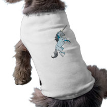 White Unicorn pet clothing