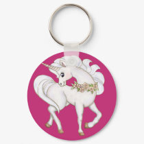 White Unicorn keychains by Spice White Unicorn keychains