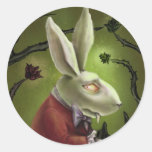 White Vampire Rabbit Stickers