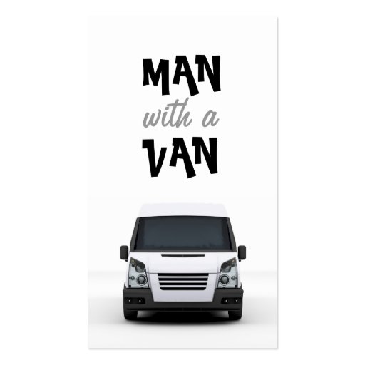 White Van Business Card (front side)