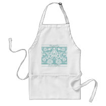 White Vintage Floral Wedding Favors aprons by samack White Vintage Floral Wedding Favors aprons