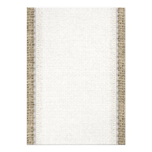 White Vintage Lace Bridal Shower Invitations