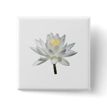 White Water Lily in Sunshine buttons