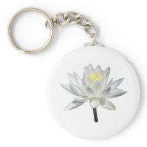 White Water Lily in Sunshine keychains