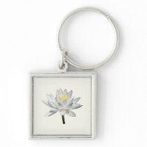 White Water Lily in Sunshine keychains