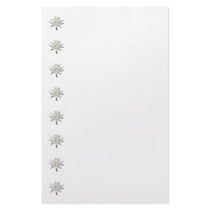 White Water Lily in Sunshine stationery