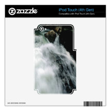 White Water Splash Nature Photography iPod Touch 4G Skin