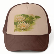 White Waterlilies hats