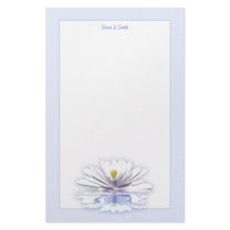 White Waterlily stationery by xfinity7 White Waterlily stationery