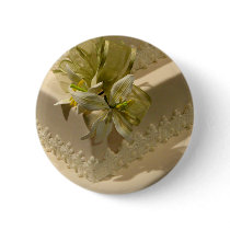 White Wedding Cake Pinback Button