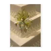 White Wedding Cake postcards by perfectpostage White Wedding Cake postcards