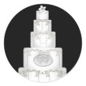 White Wedding Cake stickers
