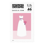 White Wedding Dress Stamps
