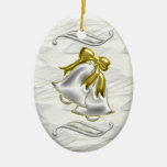 White Wedding Ornament