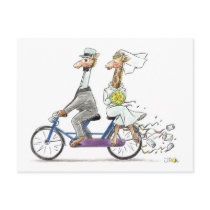 White wedding postcard by jsoh White wedding postcard