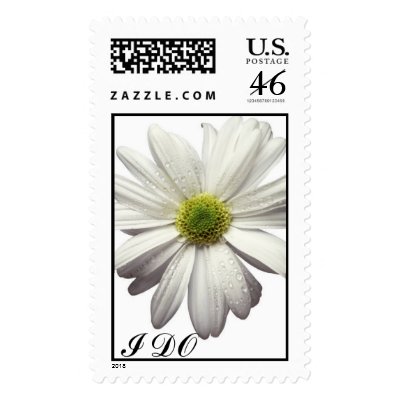 White Wedding Stamp