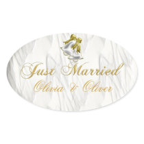 White Wedding Sticker