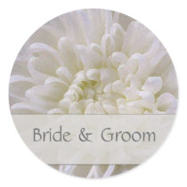 White wedding stickers for the bride and groom by perfectpostage White wedding stickers for the bride and groom