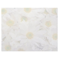 white White daisy chrysanthemums flowers Custom Letterhead