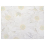 white White daisy chrysanthemums flowers Custom Letterhead