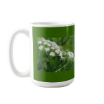White Wildflowers Mug mugs