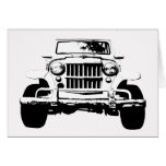 white willys wagon cards