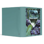 White Wine Reflections Vinyl Binder