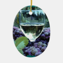 White Wine Reflections Ornament