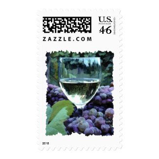 White Wine Reflections stamp