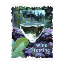 White Wine Reflections Tasting Invite