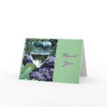 White Wine Reflections Thanks cards